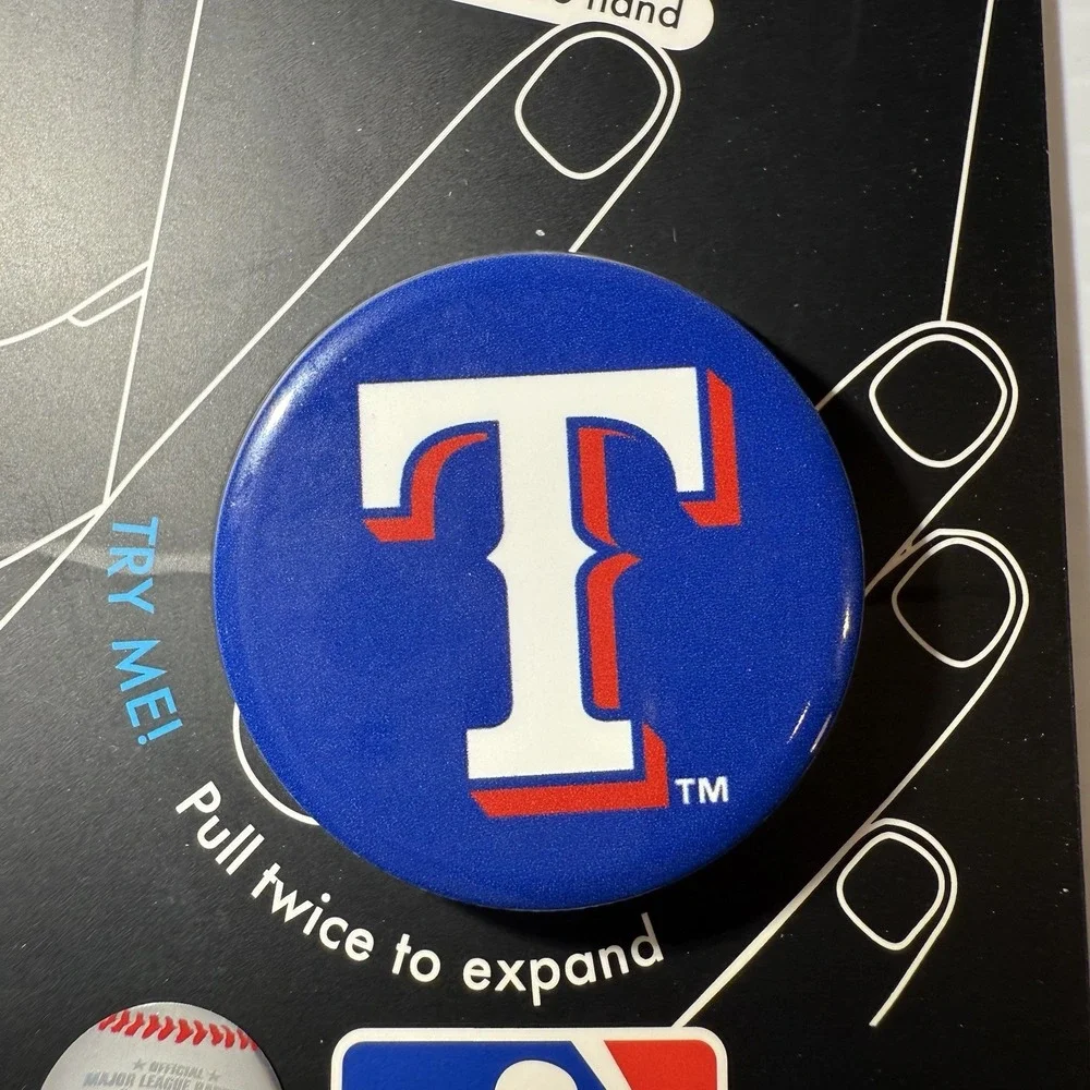 PopSockets: Collapsible Grip & Stand for Phones and Tablets - Texas Rangers